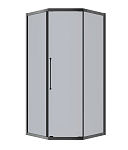 Душевой уголок MARIO 1 серия RIO1590B4 тонированное стекло 250_100_Array
